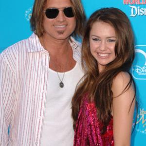 Billy Ray Cyrus and Miley Cyrus at event of High School Musical 2 2007