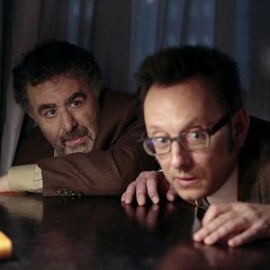 Still of Saul Rubinek and Michael Emerson in Person of Interest (2011)