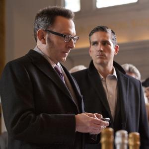 Still of Jim Caviezel and Michael Emerson in Person of Interest 2011