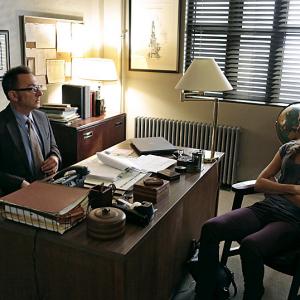 Still of Amy Acker and Michael Emerson in Person of Interest (2011)