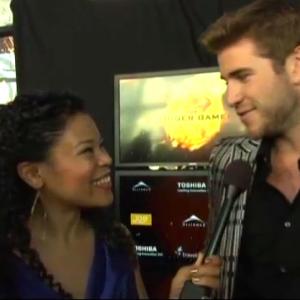 Nicole Stamp interviews Hunger Games star Liam Hemsworth at the film's Canadian Premiere