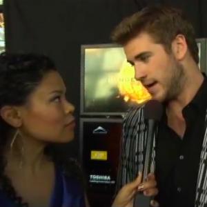 Nicole Stamp interviews Hunger Games star Liam Hemsworth at the film's Canadian Premiere