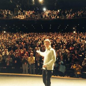 Backstage with William H Macy at Sundance 2014 after Rudderless Premiere. Standing-O.