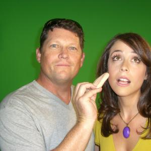 Lloyd Bryan Adams, Executive Producer - catering / toying with one of his favorite hosts of all time Shira Lazar Havoc on the 101 Series