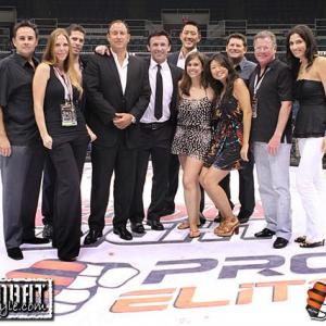 Pro Elite Group Photo with Execs and Support Staff  with Executive Producer Lloyd Bryan Adams