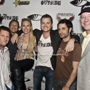 The Outside Film and EP Lloyd Bryan Adams with cast and crew