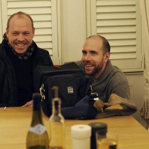 Behind the scenes  LoveMeDo WriterDirector Martin Stitt with Producer Ian Prior