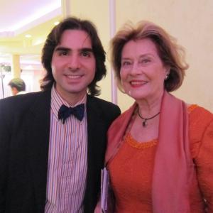 with Diane Baker