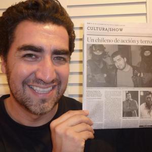 Was happy to in the El Tiempo Newspaper.