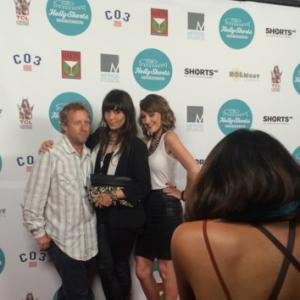 Karla Braun Sunah Bilsted and Director of Photography John T Connor of twitterkills at The HollyShorts Film Festival