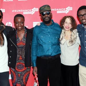 Andrew Dosunmu Anthony Okungbowa Danai Gurira Darci Picoult and Robin Marchant at event of Mother of George 2013