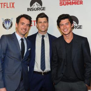 Rhys Thomas, Graham Phillips and Colin Jost at event of Staten Island Summer (2015)