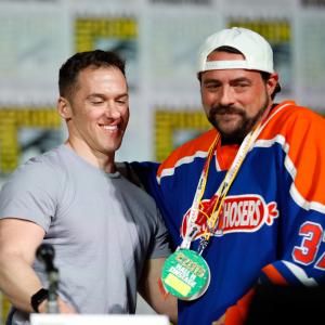 Kevin Smith and Jeff Davis at event of Teen Wolf 2011