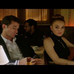 Still of Lindsay Lohan and James Deen in The Canyons 2013