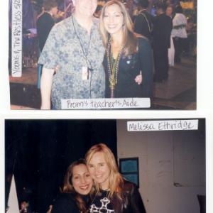 Above On the set of The Young and the Restless CBS studios Beverly Below WMelissa Ethridge at The X show taping