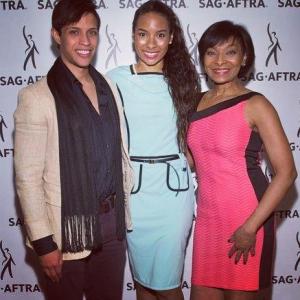 SAG Awards Party  Dallas 2015 with Denice Merritt mother and Marco Fuller