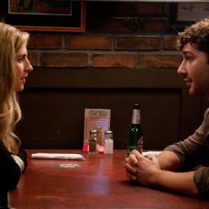 Still of Shia LaBeouf and Brit Marling in The Company You Keep 2012