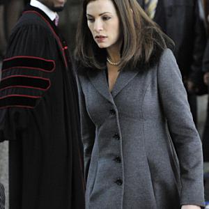 Still of Julianna Margulies and Gbenga Akinnagbe in The Good Wife 2009