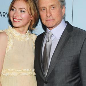 Michael Douglas and Imogen Poots at event of Solitary Man 2009