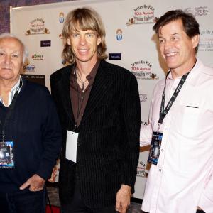 Gregory Graham, Michael Paré, and Robert Loggia at the screening of the feature film Big Fat Stone at the Action on Film International Film Festival on 8/25/14