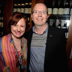 BFI's Claire Stewart and IMDb founder Col Needham attend the IMDB's 2013 Cannes Film Festival Dinner Party during the 66th Annual Cannes Film Festival at Restaurant Mantel on May 20, 2013 in Cannes, France.