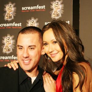 Michael Dougherty and Moneca Delain at event of Trick 'r Treat (2007)