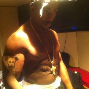 Damian Bailey as TUPAC in DRUNKEN FREESTYLE: An Interview with 2pac