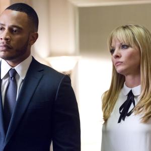 Still of Kaitlin Doubleday and Trai Byers in Empire (2015)