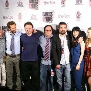 Audrey Lynn Weston and the cast and crew at the LA premiere of TRIBUTE