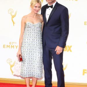 Liev Schreiber and Naomi Watts at event of The 67th Primetime Emmy Awards 2015