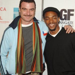 Liev Schreiber and Anthony Mackie at event of Fierce People 2005