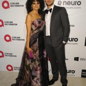 Ashley Dyke and Omar Offendum_Elton John's AIDS Foundation Post Oscar Party
