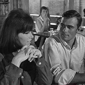 Still of Glenn Corbett and Stefanie Powers in Route 66 (1960)