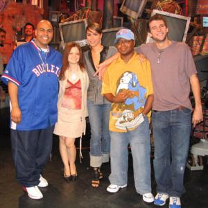 Larry Strong with cast of 