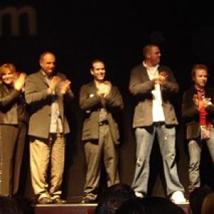 Tideland at The Toronto International Film Festival Terry Gilliam far left Jeff Bridges far right then Jennifer Tilly Brendan Fletcher and Dylan Taylor