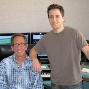 In the studio with my dad composer Bruce Miller