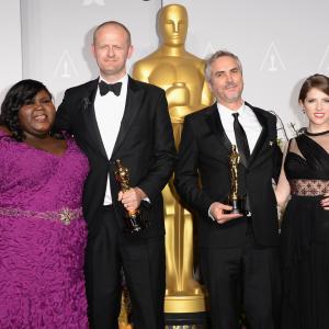 Mark Sanger, Alfonso Cuarón, Anna Kendrick and Gabourey Sidibe