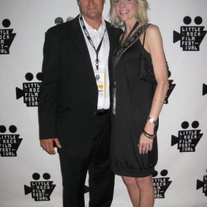 Dean Denton and Julie Denton at the Little Rock Film Festival 2011.