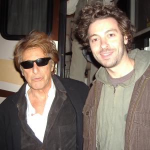 On the set of Wilde Salome with director Al Pacino