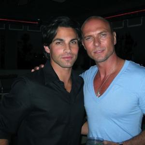 actors Erik Fellows and Luke Goss at the 2009 MTV Movie Awards afterparty