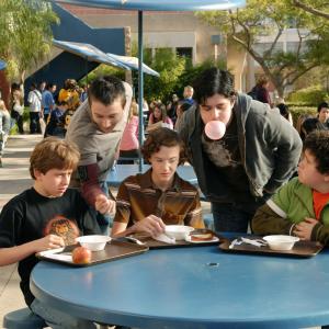 Still of Josh Peck Alex Frost Troy Gentile and Nate Hartley in Drilbitas 2008