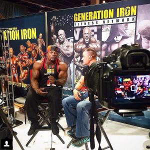 Backstage Filming Mr Olympia for Generation Iron