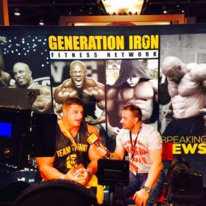 Filming for Generation Iron Fitness Network