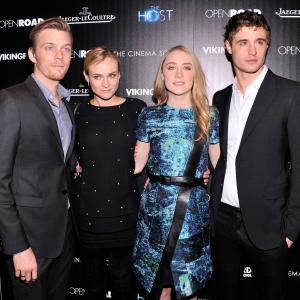 Diane Kruger Saoirse Ronan Max Irons and Jake Abel at event of Sielonese 2013