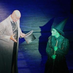 As the Wizard in WiCKED w/ Eden Espinosa.