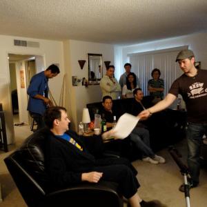 Scott R Tomasso directing on the set of Those Guys!