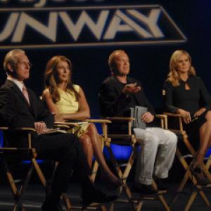 Still of Heidi Klum, Nina Garcia, Michael Kors and Tim Gunn in Project Runway (2004)