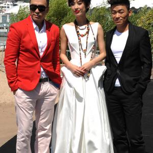 Donnie Yen Baoqiang Wang and Shengyi Huang at event of Bing feng Chong sheng zhi men 2014