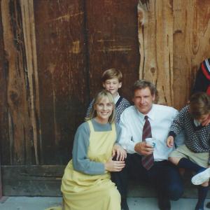 Shown here with Harrison Ford after photo shoot where Debi Kalman 