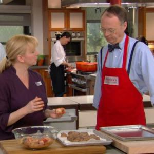 Still of Christopher Kimball and Bridget Lancaster in Americas Test Kitchen 2000
